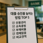 대출 승인률 높이는 방법