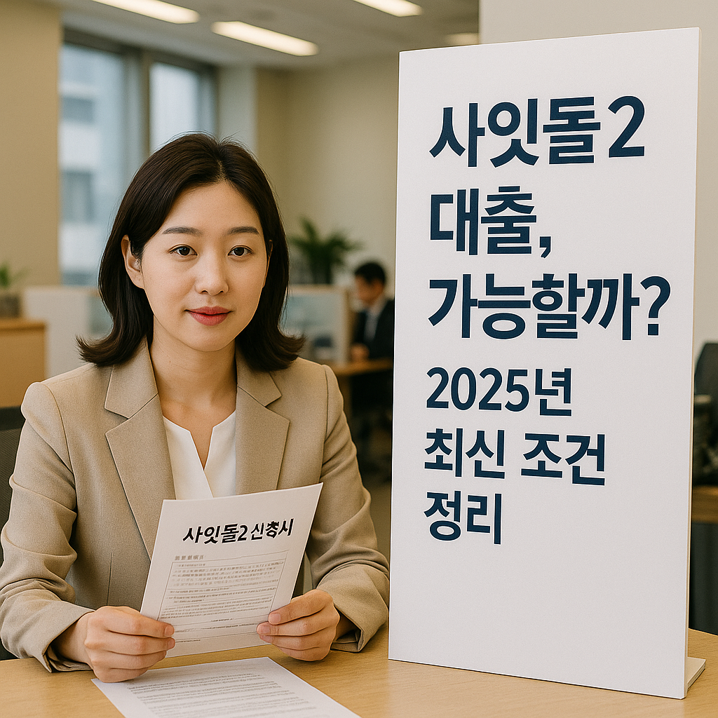 사잇돌2대출 총정리